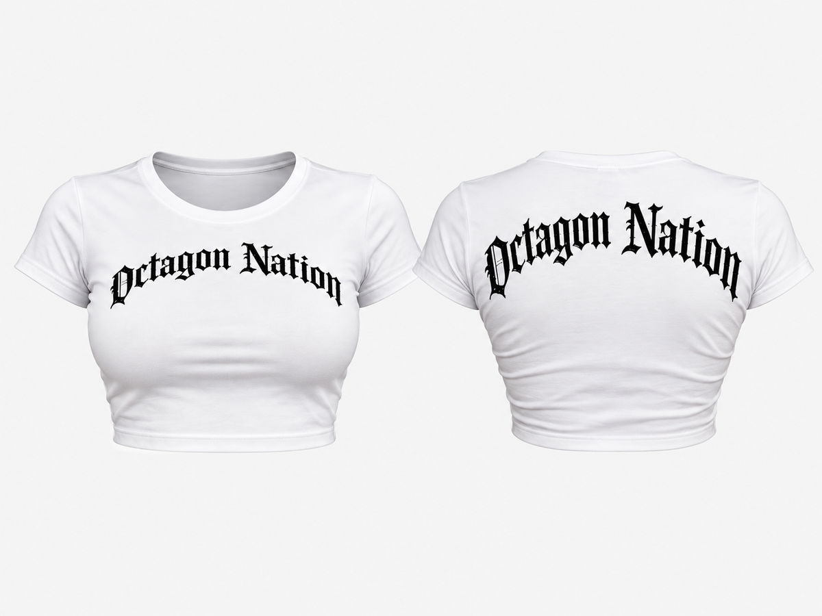 Women's Old English Crop Tee