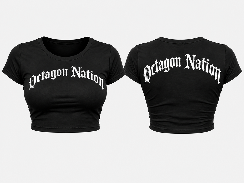 Women's Old English Crop Tee