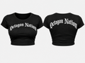 Women's Old English Crop Tee