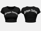 Women's Old English Crop Tee