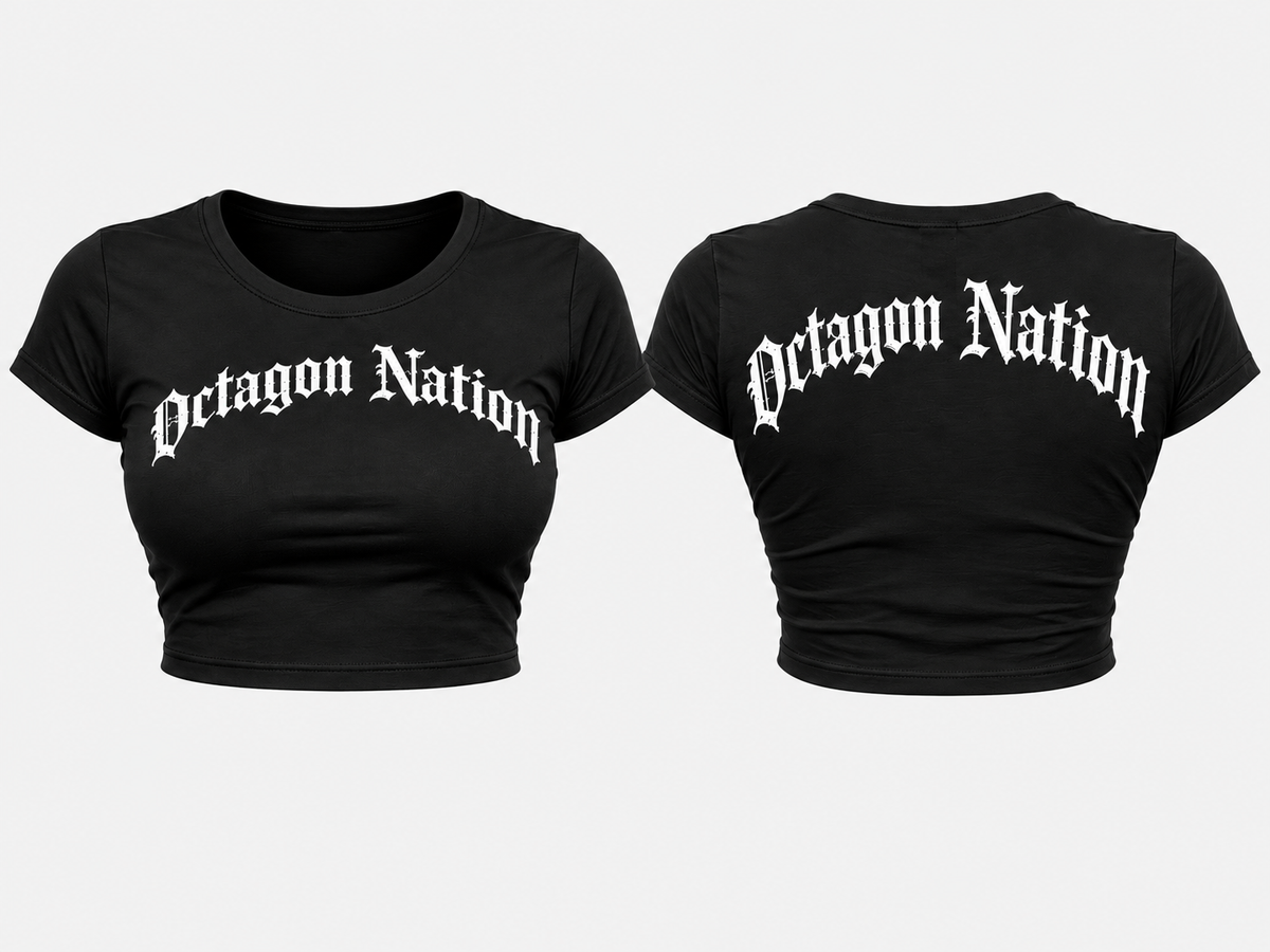 Women's Old English Crop Tee