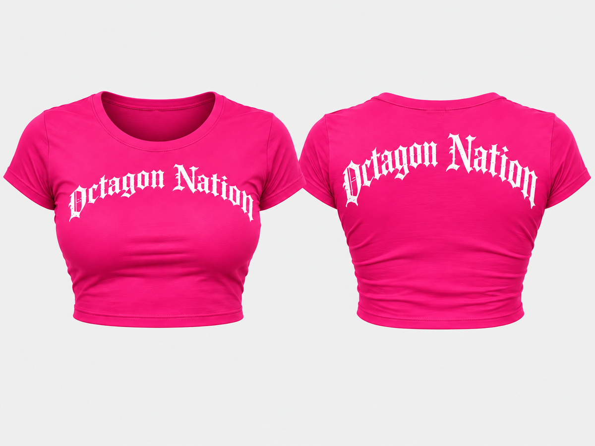 Women's Old English Crop Tee